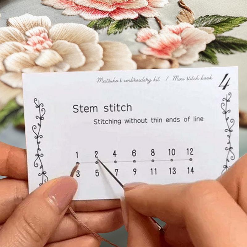 Creative Sewing Card Set Sewing Book Craft Kit Creative Sewing Book Sewing Patterns for Beginners Sewing Books for Embroidery