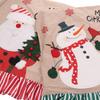 Santa Claus Christmas Chair Cover Cloth Wear for Chairs Dinner Chair Seat Cover  Restaurant