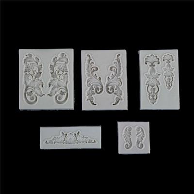 Stampo in Silicone per Bordi Torta Sugar Craft Fondente Stampo per Biscotti Decorazioni Natalizie Strumenti per Torta