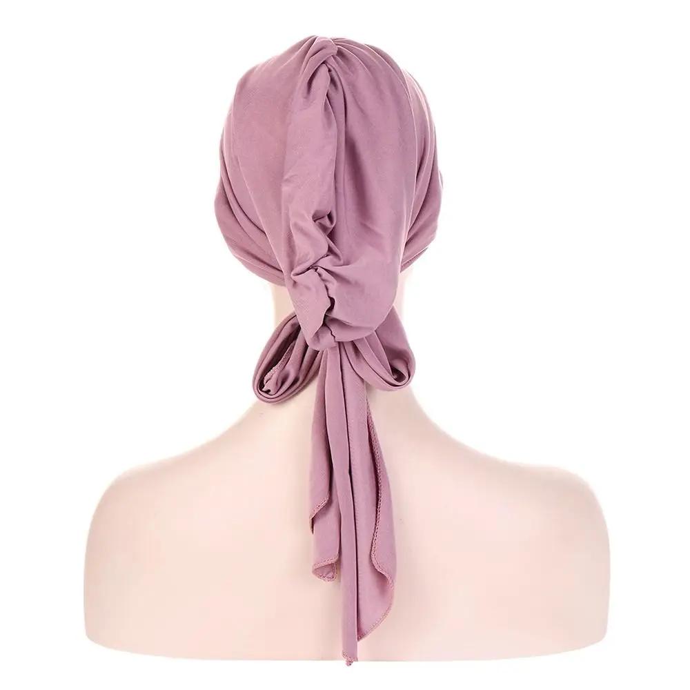 Women Sunscreen Headscarf Muslim Hijab Head Wrap Wrap Caps Turban Hat