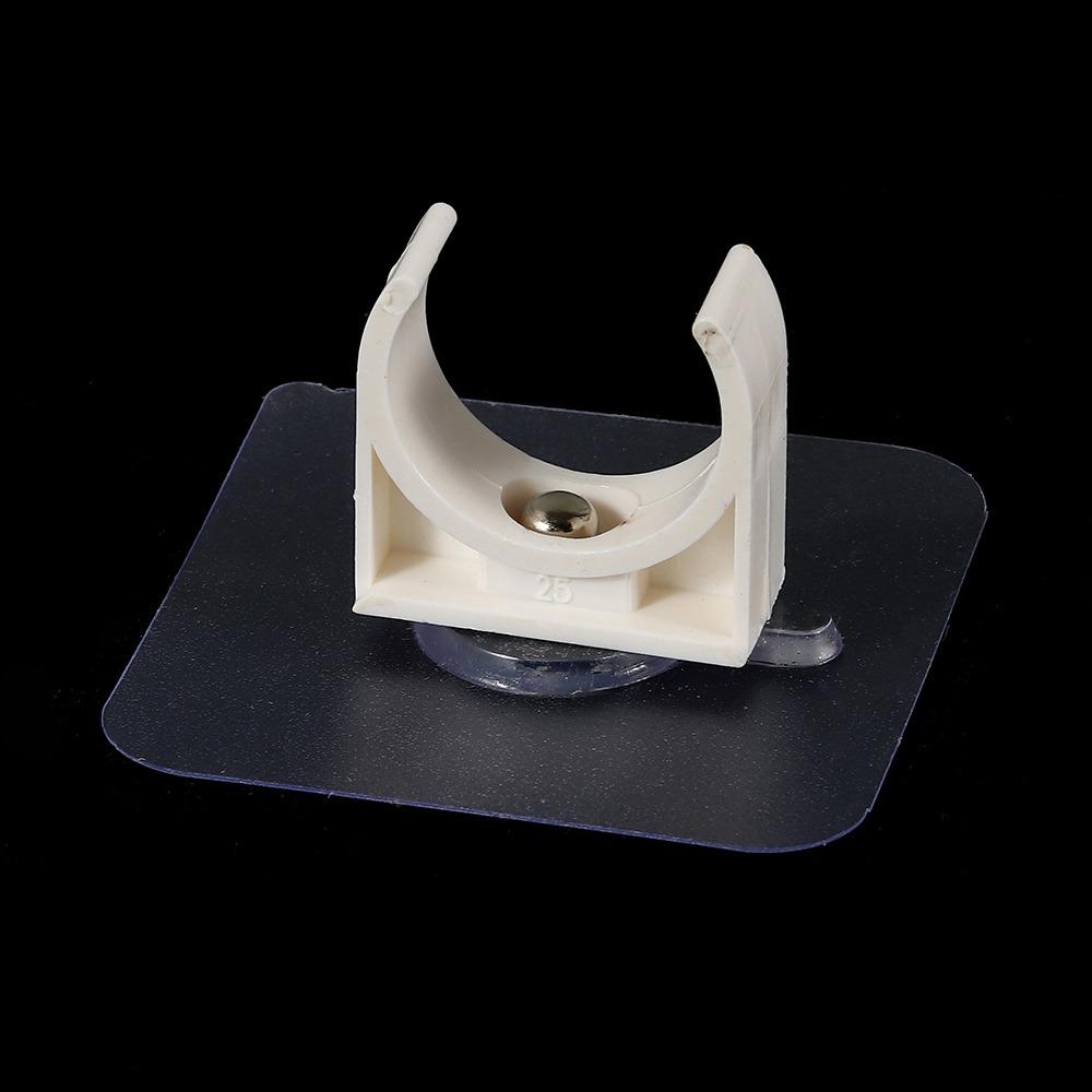 1/5Pcs Punch-free Water Tube Holder Garden Irrigation Tube Clip Connector Self-adhesive Pipe Clamp