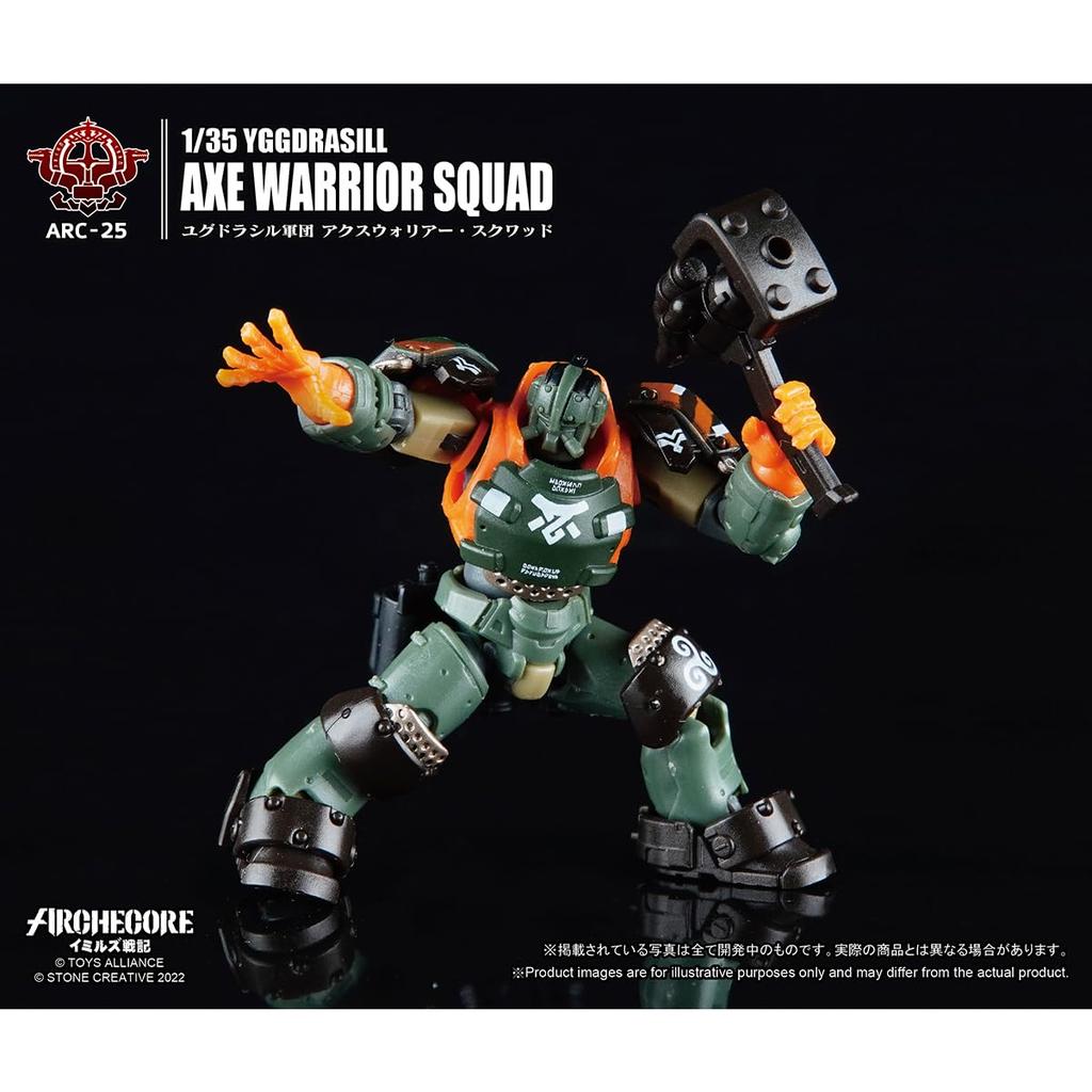 HiPlay TOY ALLIANCE 1/35 Scale Archecore ARC-25 Yggdrasil Corps Axe Warrior Squad Action Figure (Pre-painted, Assembled)