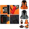 Buoyancy Adult Life Jacket With Detachable Neckline For Sailing And Kayak Safety**