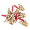Brass Ball Valve Hose Barb 1/4" 3/8" 1/2" Bsp Male Thread Connector Pipe Adapter