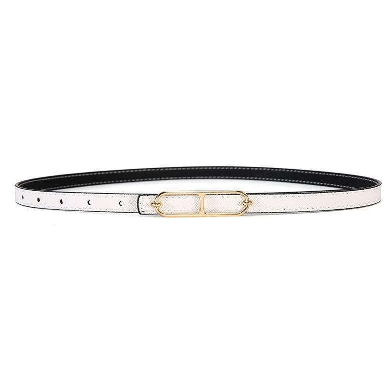 

Belt women s leather Korean version versatile new belt women s pin buckle fashion decorative jeans ins style simple 110cm