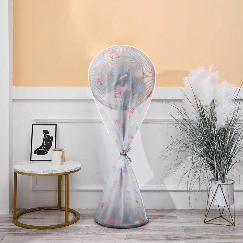 2021 New Creative Printing Three-dimensional Fan Dust Cover PEVA Home Desktop Fan Cover Floor-to-ceiling Protective Cover