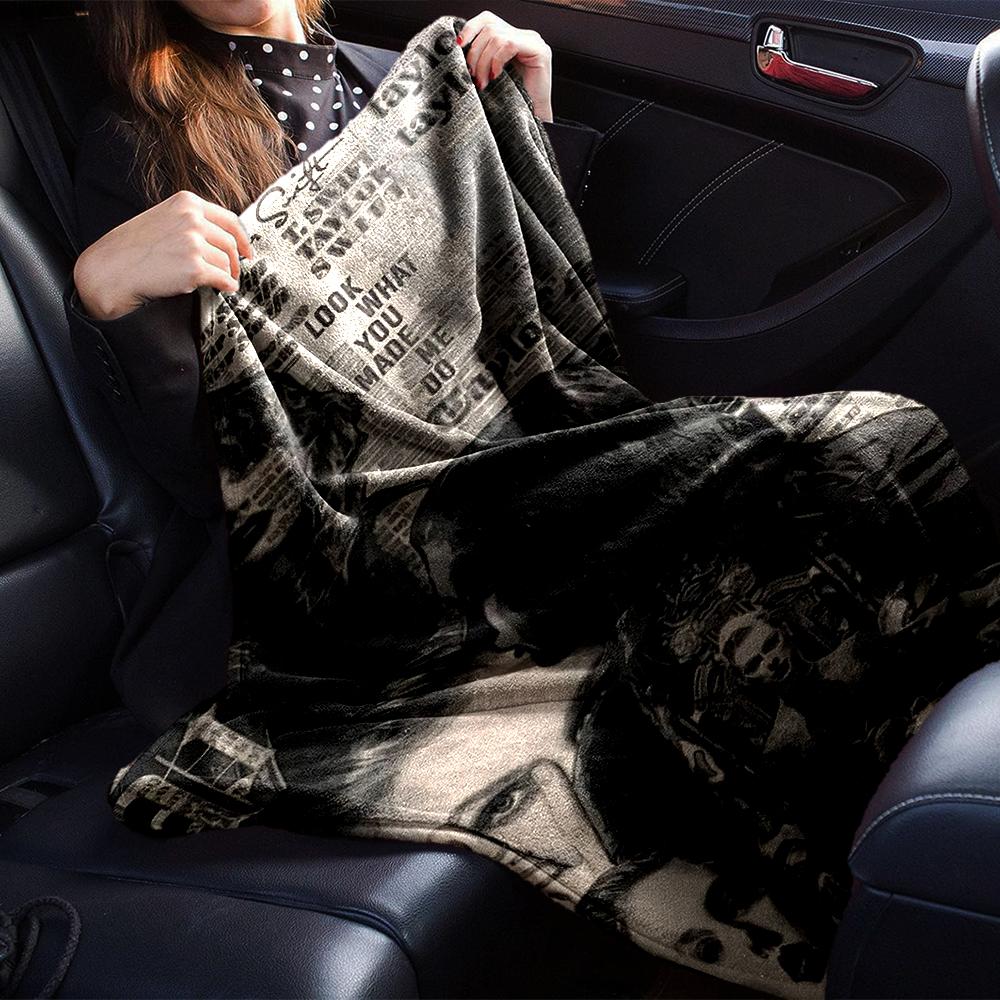 Taylor Swift Collage Art Blanket Soft Throw Blanket For Home Bedroom Bed Sofa Travel Office Solid Christmas Blanket