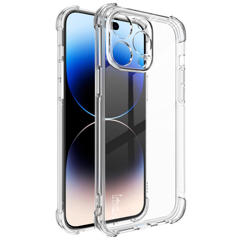 IMAK For iPhone 15 Pro Max Phone Back Cover Soft TPU Phone Case Anti-scratch Super Clear Shell