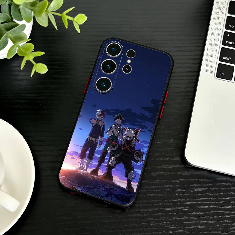 Katsuki Bakugo Hero Academia Phone Case For Samsung S26,S25,S24,S23,S22,S21,S20,Plus,Fe,Lite,Others Black Cover