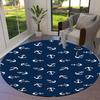 1pc Office Carpet Chair Mats Nautical Anchor Pattern Perfect for Decorating Office Chairs, Living Rooms, Or Bedrooms