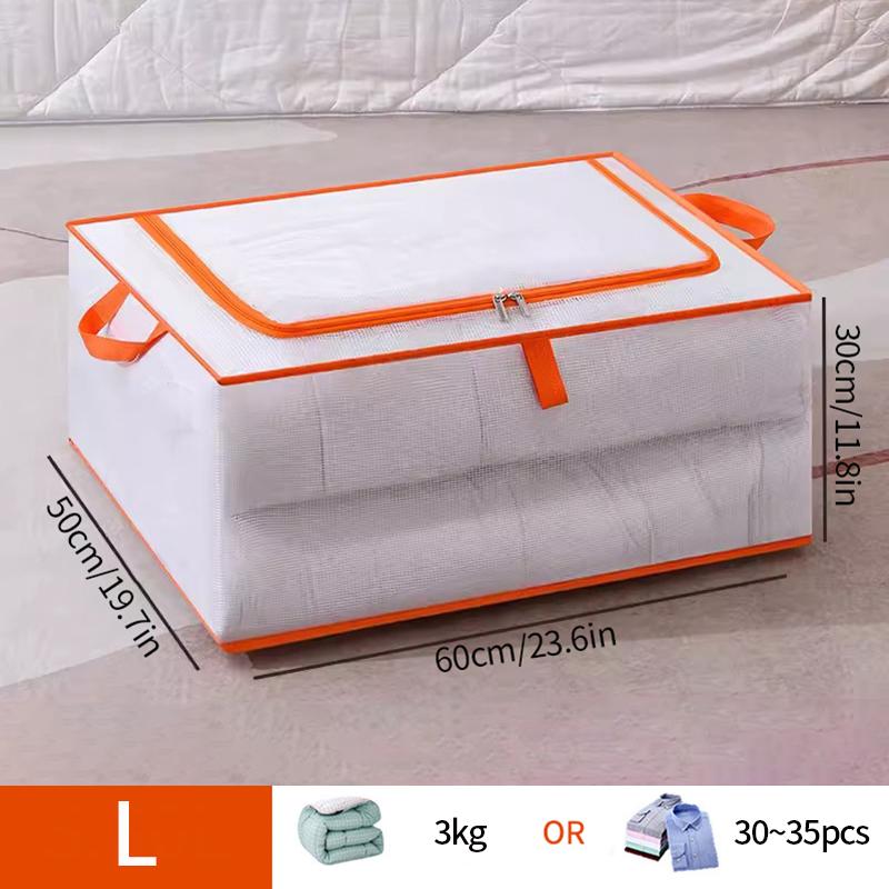 Dust-proof Organizer Bag Bedroom Multifunctional Translucent Storage Bag Large Clothes Storage Boxes Suit Quilt Clothing Bags