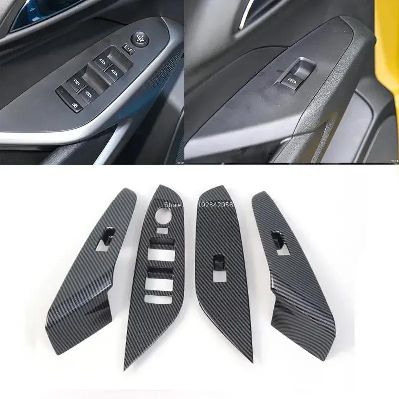 LHD ABS carbonfiber For Chevrolet Trax 2024+ Air Condition Outlet Console Gear panle Head Window swtich handle Panel Accessories