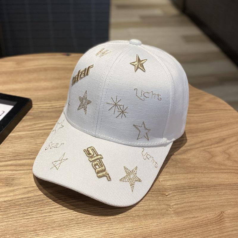 Love embroidery hard top cap children's spring brand high quality versatile baseball cap love couple sun hat