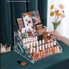 Transparent Multi-layer Nail Polish & Lipstick Display Stand and Storage Rack