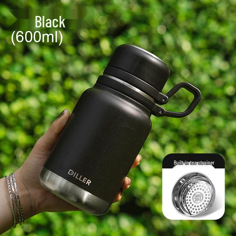 Diller Stainless Steel Tea Infuser Sports Water Bottle