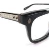 Tolle CHROME HEARTS Brille AMBIDEXTROUS CH Plus Wellington schwarz 925 Herren Gebraucht
