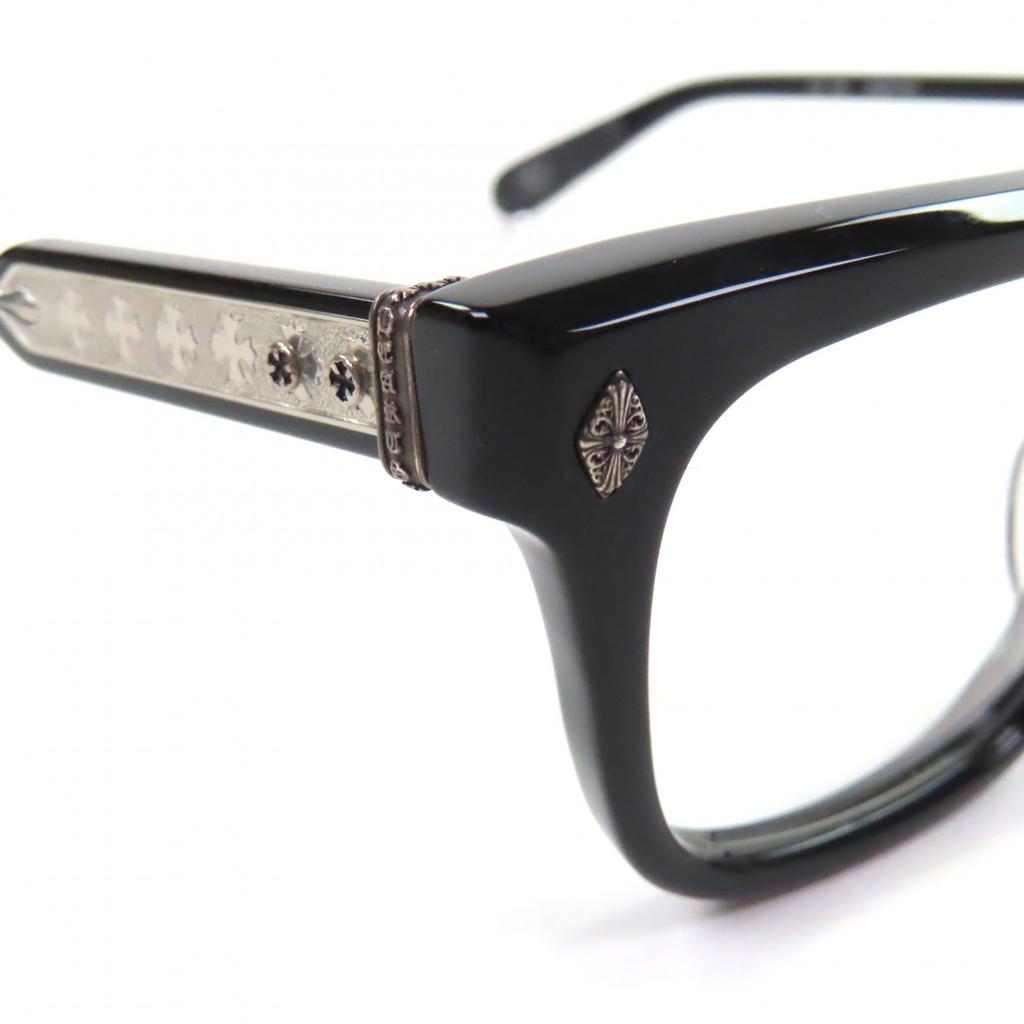 Tolle CHROME HEARTS Brille AMBIDEXTROUS CH Plus Wellington schwarz 925 Herren Gebraucht