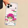Cute Boy Saiki K-Kusuo Clear Cover Case for iPhone XR 7 8 SE 17 Air XS 16e 15 14 16 Plus 13 12 11 Pro Max