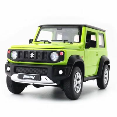 1/18 Suzuki Jimny SUV Speelgoedauto Model CCA Diecast Speelgoedvoertuig Miniatuur Geluid & Licht Deuren Open Collectie Cadeau voor Jongen Kind
