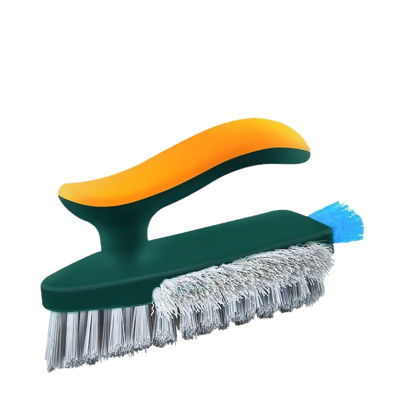 Integrated Crevice & Floor Gap Cleaning Brush for Bathroom & Toilets
