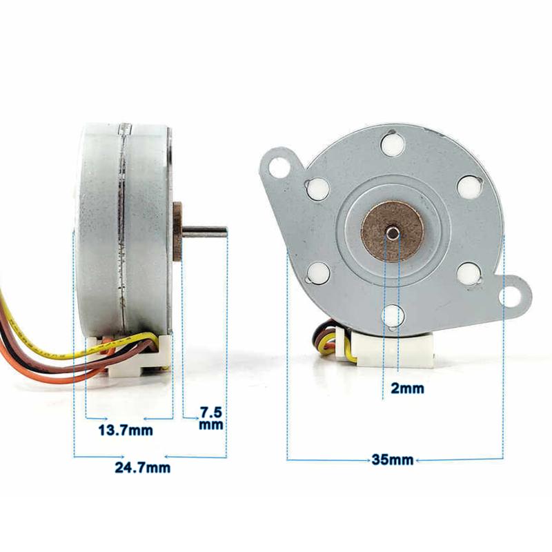 Stepper Motor Low Noise High Accuracy Stable Operation Compact Size for DIY Robotic Arm Automation Equipment