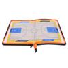 Basketball Coaching Board Foldable Zipper Closure Magnetic Basketball Clipboard for Match Training