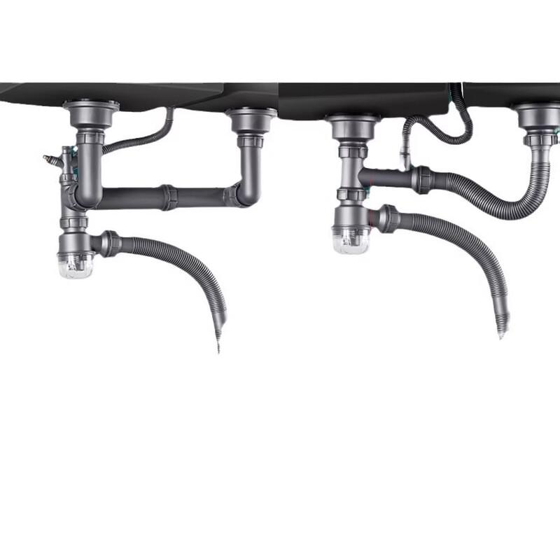 Single Bowl Sink Drain Pipe Kit