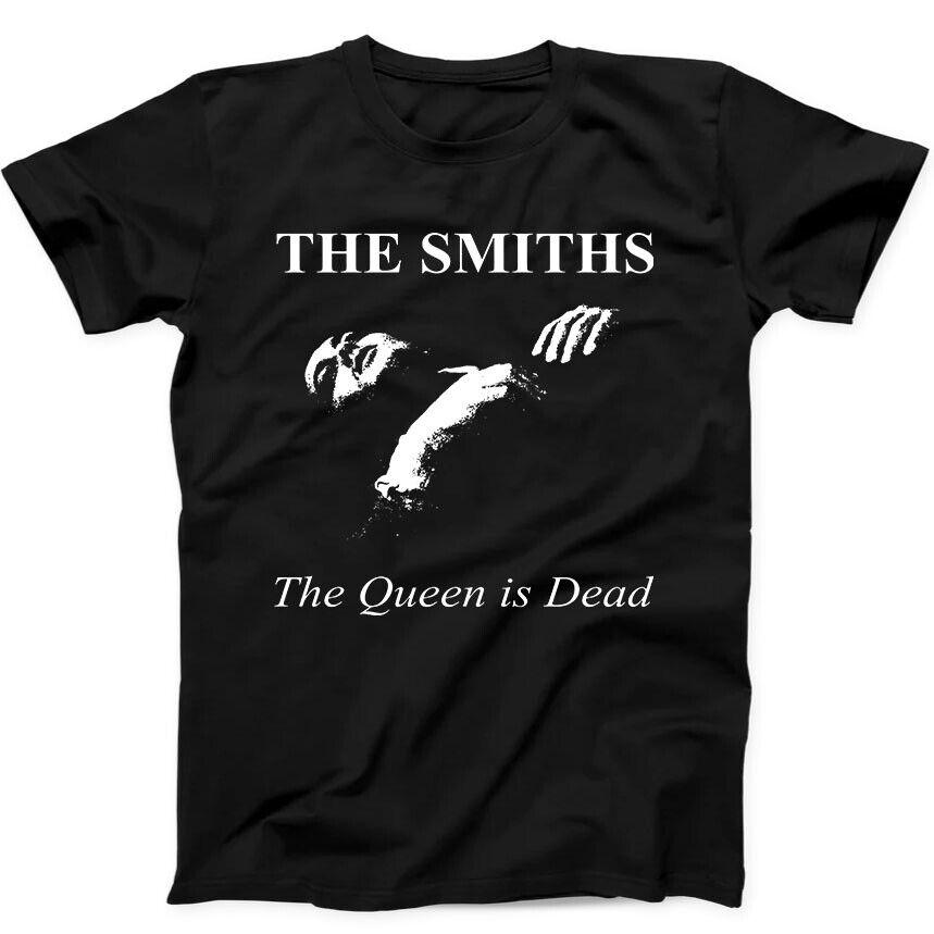 

The Smiths The Queen Is Dead Punk Band Music Gift Tee Black T Shirt 52 4XL