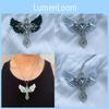 Y2k Gothic Style Unique Angel Cross Sweater Necklace Fashionable Alloy Jewelry For All