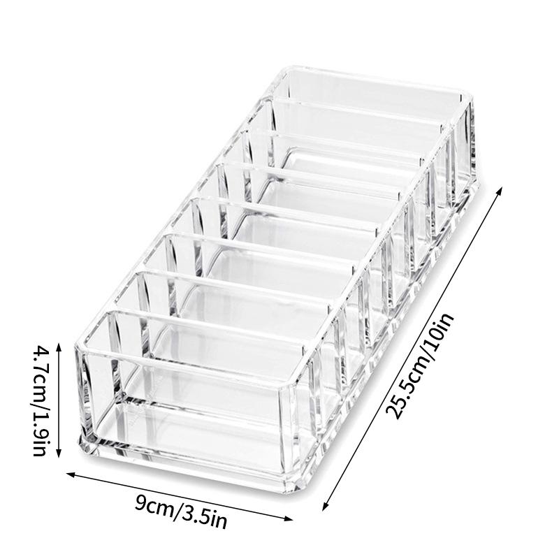 3/5/7 Ebenen Lidschatten-Palette Organizer Klarer Acryl Aufsteller Lippenstift Puder Desktop Kosmetikregal Make-up Halter