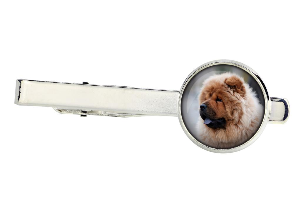 Chow Chow - cufflinks and tie with your photo, a suit decoration, men's jewelry from the Art-Dog brand.