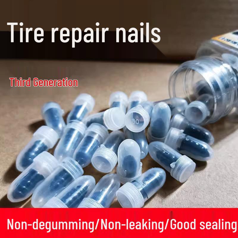 Third Gen Quick-Fix Non-Destructive Tire Repair Nail for Long-Term Use