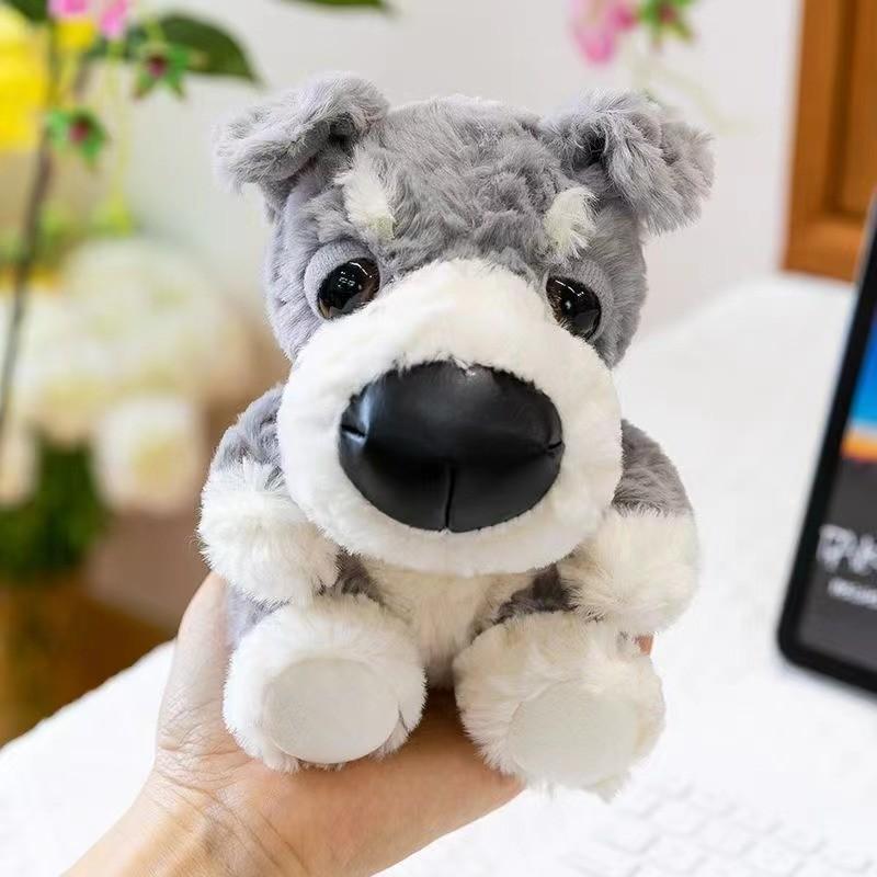 Large Head Dog Plush Toy Husky Soft Stuffed Animal For Kid Gift