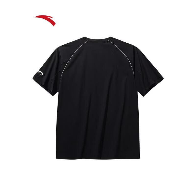 ANTA Men s Summer Breathable Ice Silk Contrast T-Shirt S