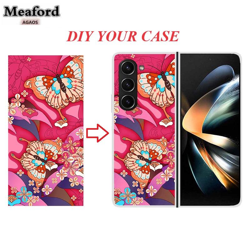 DIY Case for Samsung Galaxy Z Fold 2 3 4 5 PC Plastic Personalized  Photo Case for Samsung Galaxy Z Fold2 Customized Hard Cover