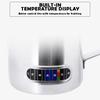 12/20oz Milk Frothing Pitcher 350/600ML Temperature Display Stainless Steel Milk Frother Pitcher Jug Cup for Latte Art Barista