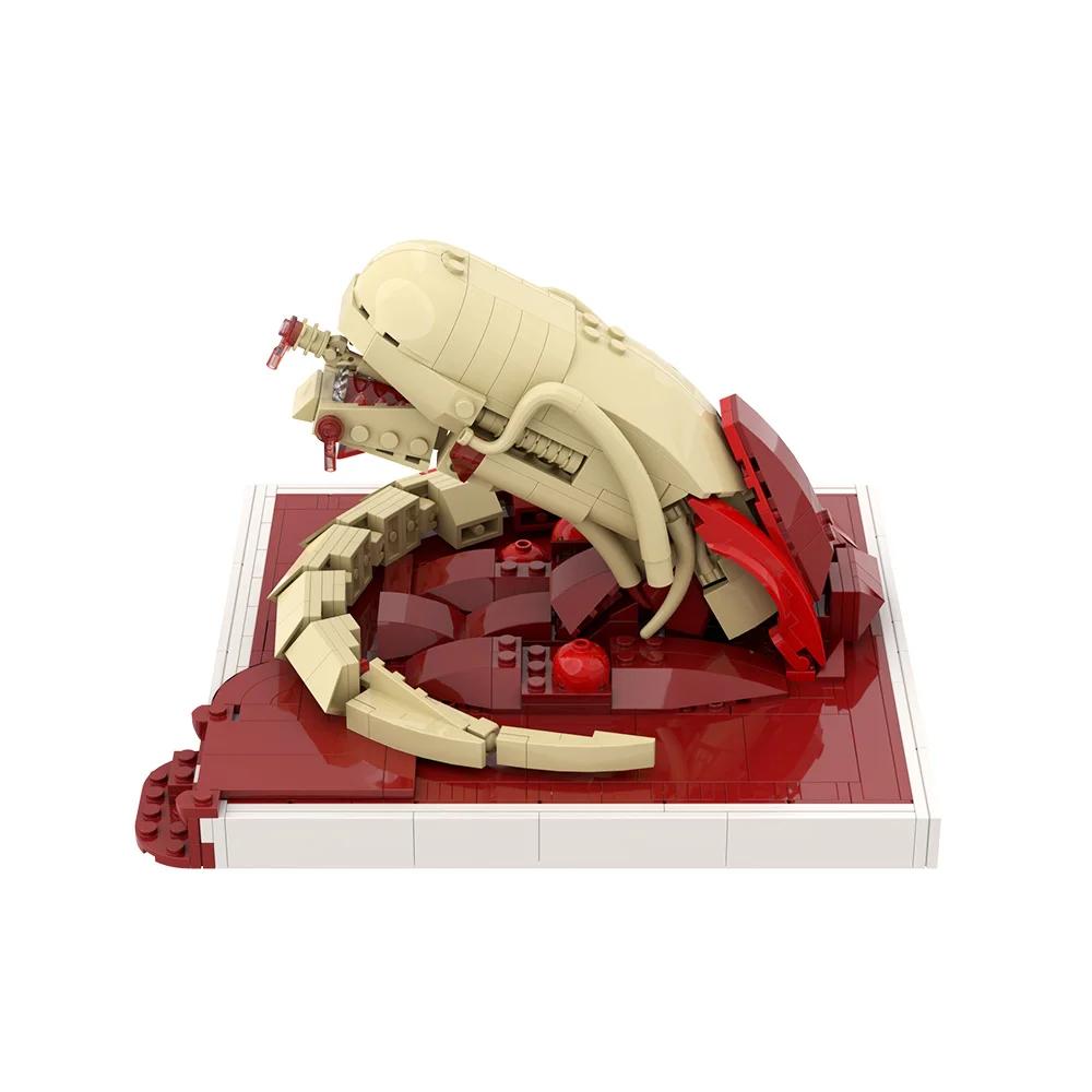 Gobricks MOC Xenomorph Chestburster Bausteine Alien Monster Steine Spielzeug Geschenk