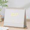 Paper 2027 Desk Calendar Spiral Binding Flip Calendar Durable Academic Planner  Office Desk