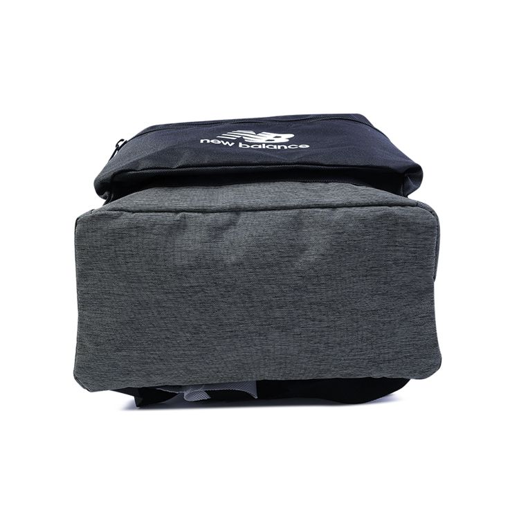 New Balance Large Capacity Student Fabric Laptop Backpack Unisex Backpack Gray Black NCGCB3F113