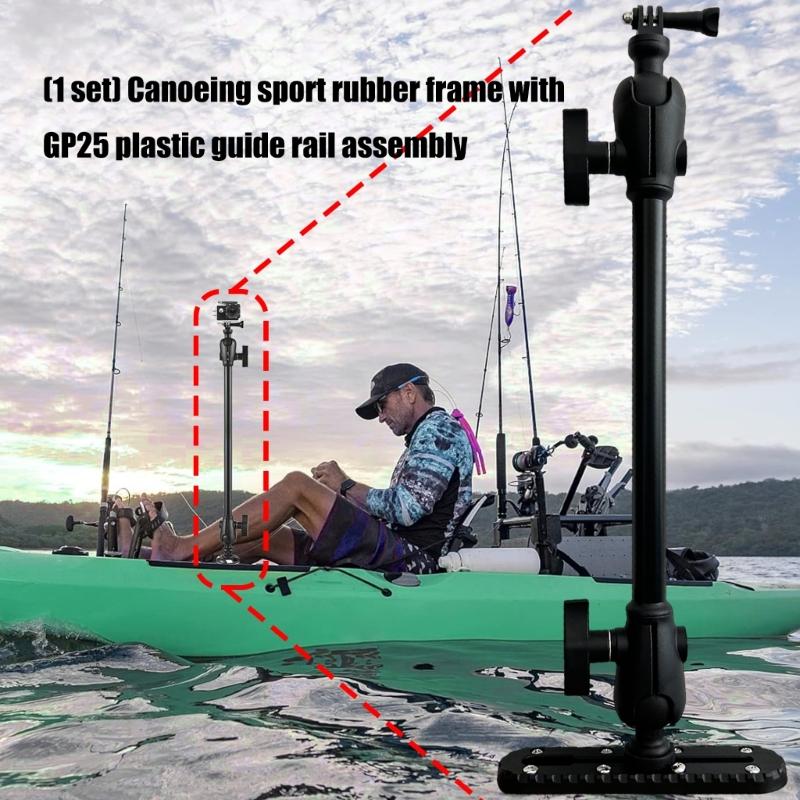 Heavy Type Kayaks Action Camera Holder Adjustable Kayaks Camera Mount for Paddling Equipment Accessories