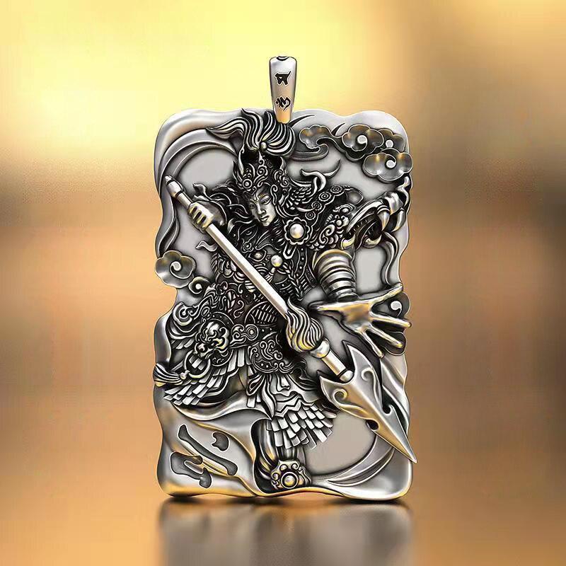 

Национальный Чао Троецарствие Чаншэн Генерал Чжао Зилун Чжао Юнь кулон ожерелье мужской ретро-амулет кулон изгнание злого духа кулон ювелирные изделия