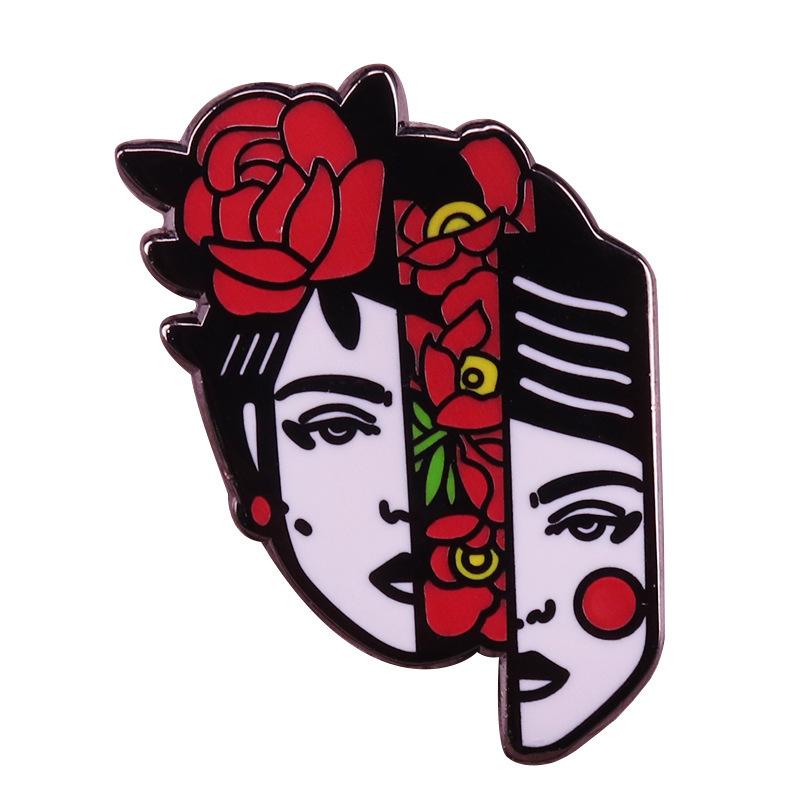 

Frida Rose Brooch - Stylish Accessory