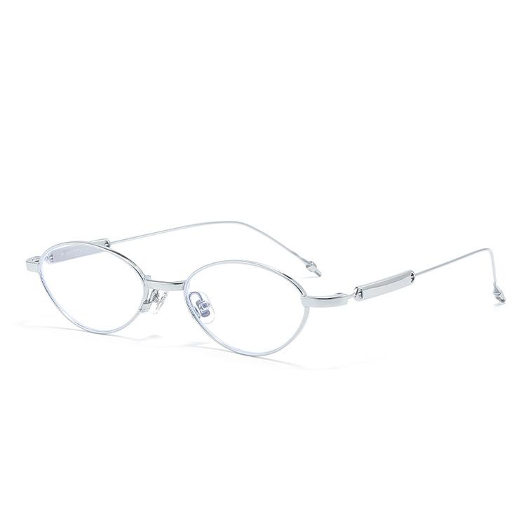 GM Pure titanium Magilla MM216glasses woman Korean-style oval frame, blue light blocking, with prescription lenses, ultra-lightweight men's