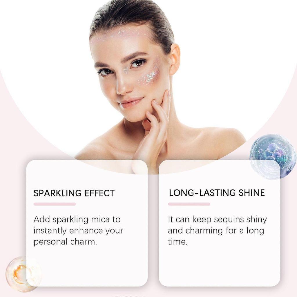 Youdaoplaceholder0 Flash Gel Dance Party Carnival Three-Dimensional Highlight Natural Glow Facial Body Gel
