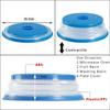 Kitchen Tools Microwave Splatter Cover Heating Folding Cover Oil-proof Splash-proof Cover Cooking Lid