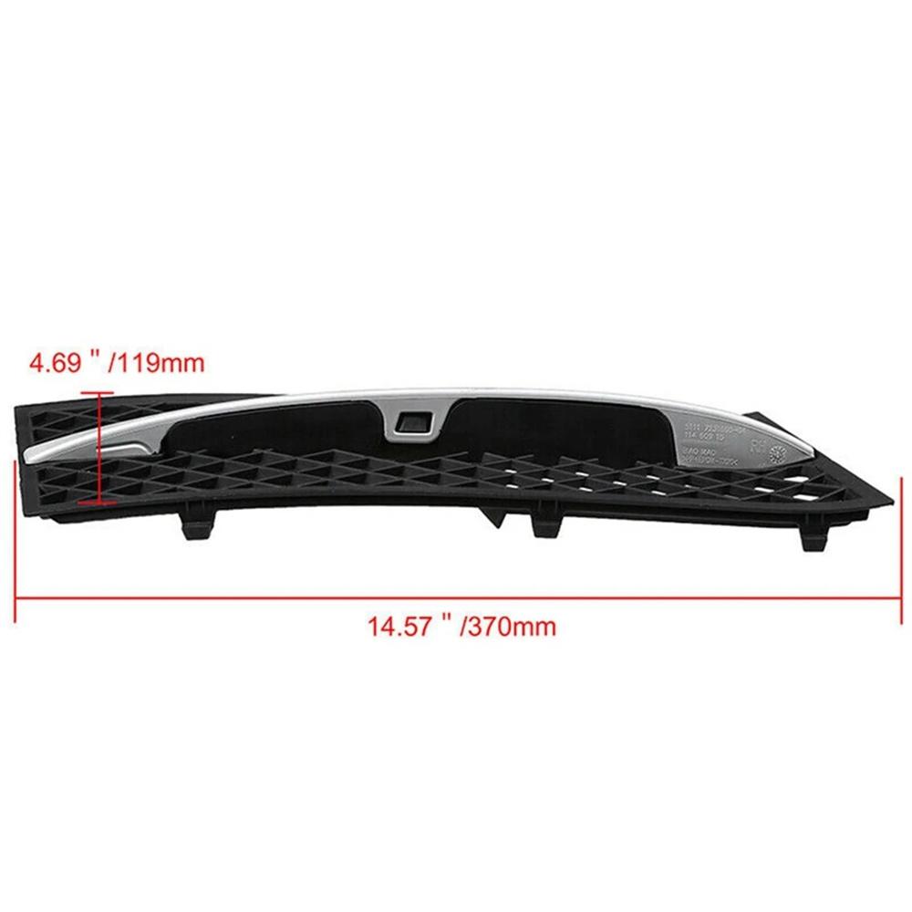 For 2010-2013 BMW 5 F10 F11 Front Lower Bumper Grille W/ Strips Kit 51117231860