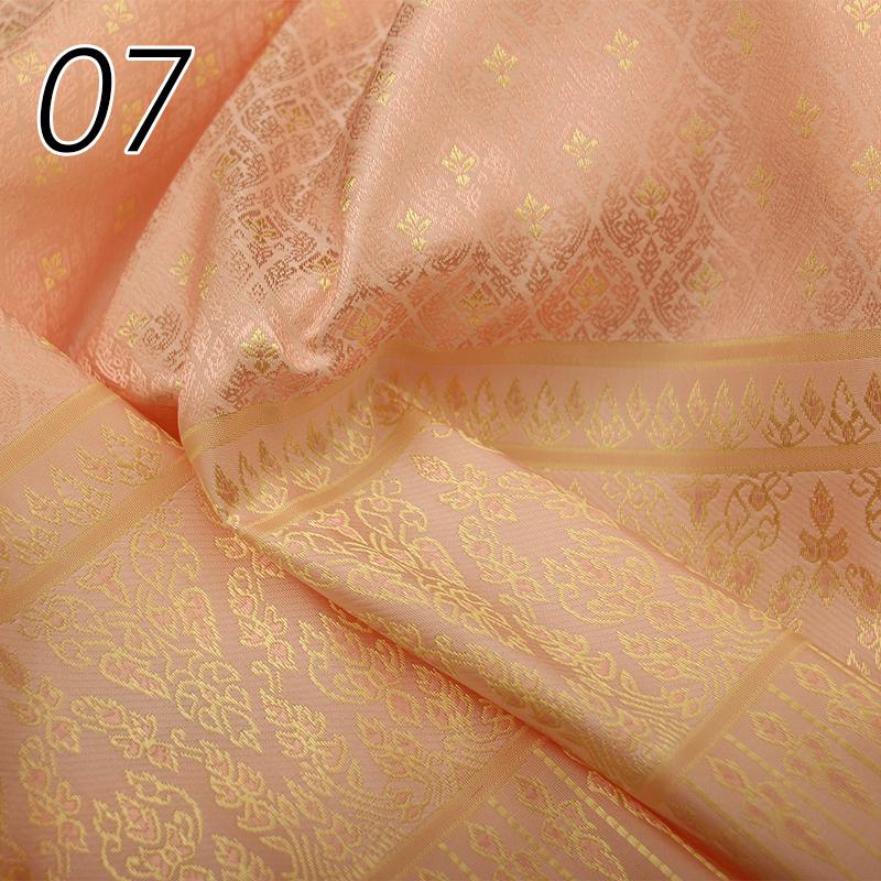 

50X100См Ткань для традиционного этнического костюма Дай Таиланд Юго-Восточная Азия Парча Тканая Прямая Юбка Шитье Сделай сам Ткань Юбка Платье-труба 50X100cm