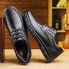 Men Genuine Leather Casual Shoes Soft Sole Lace-up Luxury Brand Middle-aged Old Man Dad Lightweight Loafers Shoes  Zapatillas