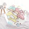 1pc Sanrio Rainbow Little twin stars Cartoon Umbrella, Portable 3-Fold Compact Umbrella, Suitable for Camping, Hiking and Travel, Ideal Easter Birthda