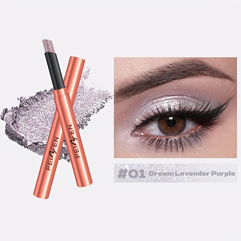 Paleta de Sombras Shimmer em Bastão de 6 Cores, Maquiagem à Prova d'Água e de Longa Duração com Tons Neutros - Barras de Sombra Cremosas